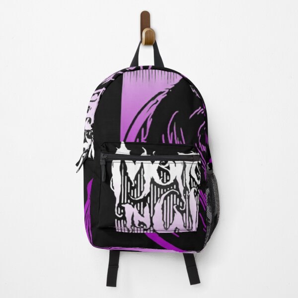 Item preview, Open Mouthed Crow Silhouette On Purple Striped designed and sold by SQHAFID.