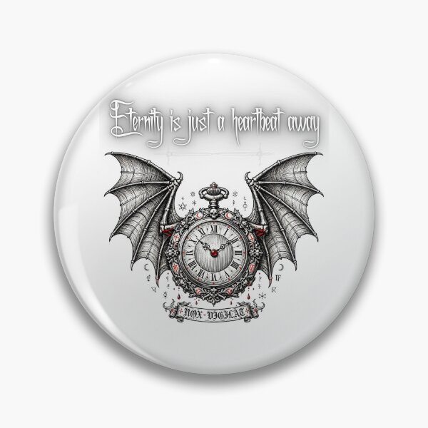 Item preview, The heartbeat of eternity - Gothic bat clock designed and sold by Anima Atra.