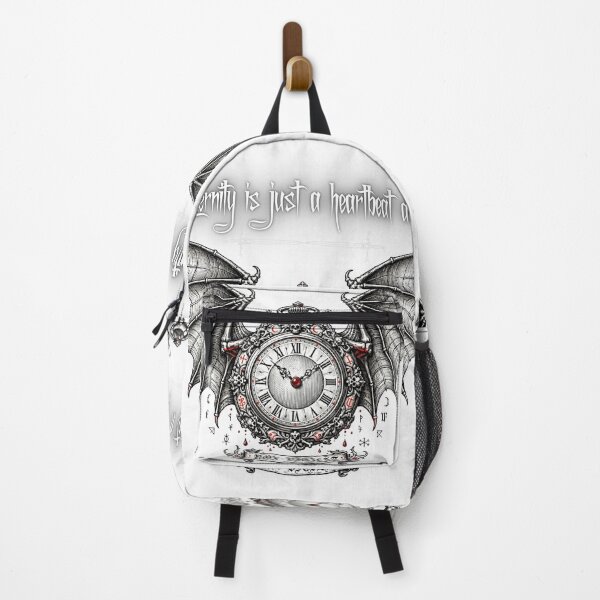 Item preview, The heartbeat of eternity - Gothic bat clock designed and sold by Anima Atra.