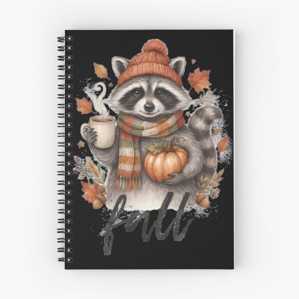 Item preview, Cozy Fall Raccoon Pumpkin Coffee Cute Autumn  designed and sold by Zizo-DR44.