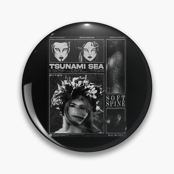 Item preview, Black And White Collage Featuring Floral Crown Portrait designed and sold by Pintergallery.
