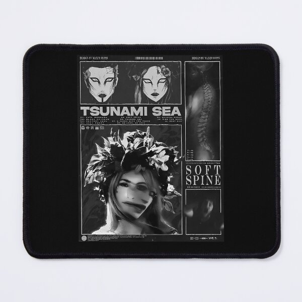 Item preview, Black And White Collage Featuring Floral Crown Portrait designed and sold by Pintergallery.
