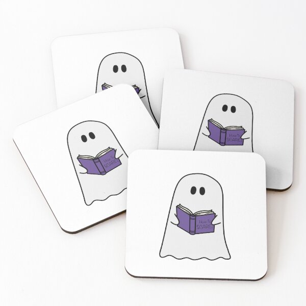 Item preview, Cute Spooky Ghost Reading a Book designed and sold by andreastunner.