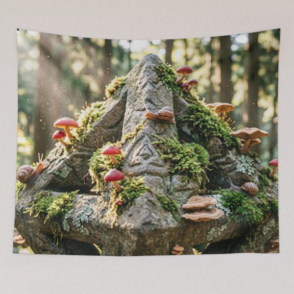 Item preview, Mossy Mushroom Forest Altar designed and sold by IntelliMindDesigns.