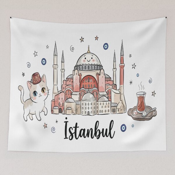 Item preview, Cute Hagia Sophia Istanbul Doodle Art designed and sold by RamyGallery.