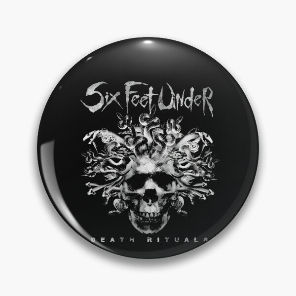 Item preview, Six Feet Under Death Rituals Skull Medusa designed and sold by HermanAA.