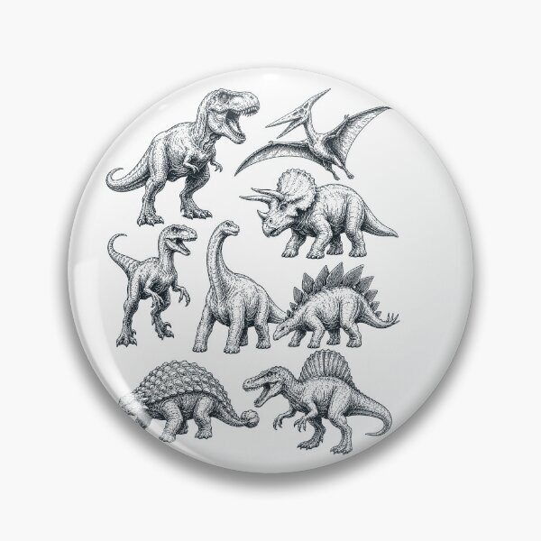 Item preview, Vintage Dinosaur Collection Prehistoric Animals designed and sold by MO DESIGNS.