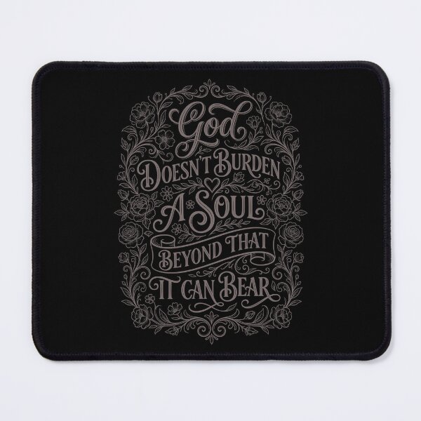 Item preview, Islamic Verse Typography God Doesn't Burden A Soul Beyond designed and sold by mazyoy.