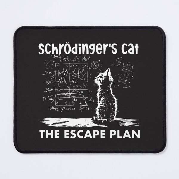 Item preview, Schrodingers Cat Escape Plan Science Gift ⭐⭐⭐⭐⭐ designed and sold by latenitedraw.
