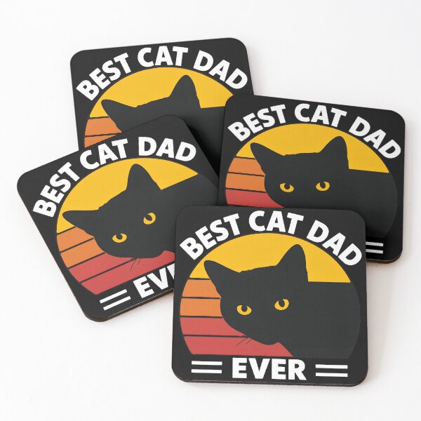 Item preview, Best Cat Dad Ever Vintage Retro Cat Lover Gift designed and sold by Dmo3HarkoArt.