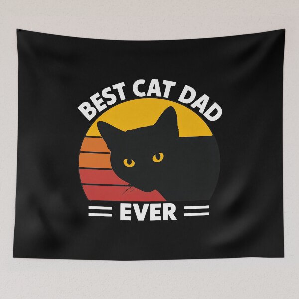 Item preview, Best Cat Dad Ever Vintage Retro Cat Lover Gift designed and sold by Dmo3HarkoArt.