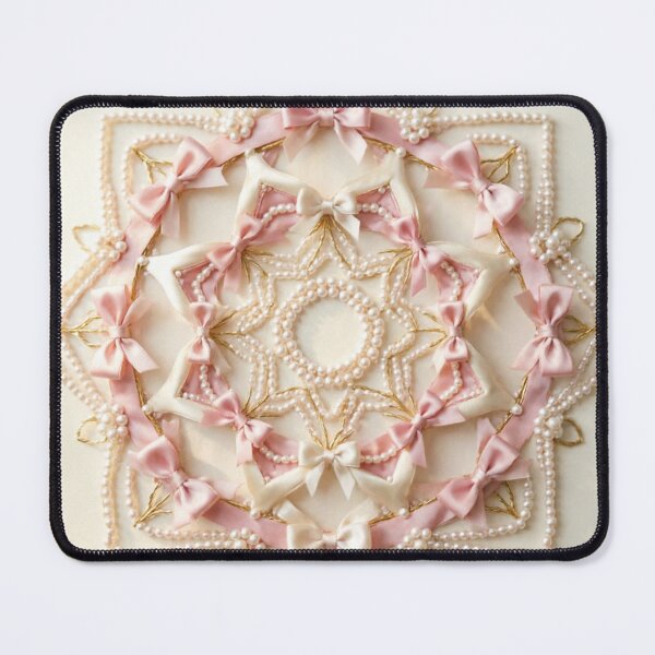 Item preview, Soft Pink Geometric Lotus Mandala designed and sold by IntelliMindDesigns.