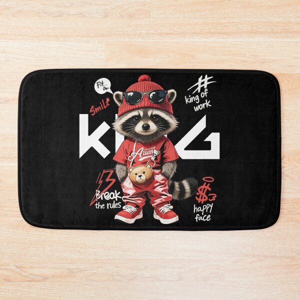Item preview, King of the Streets: Cool Urban Raccoon | Streetwear Graffiti Art designed and sold by limos.