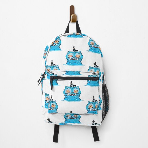 Item preview, Blue Feline With Hat & Bird ⭐⭐⭐⭐⭐ designed and sold by latenitedraw.