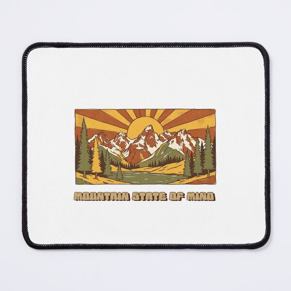 Item preview, Retro Mountain Scenic Route Vintage 70s Poster designed and sold by jerlinabechiv.