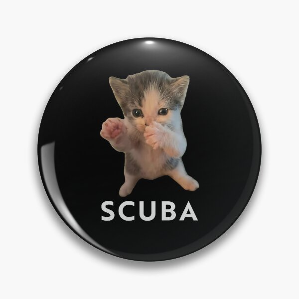 Item preview, Scuba Dancing Cat Funny Meme designed and sold by Hedoraxe.