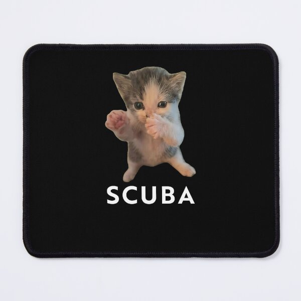 Item preview, Scuba Dancing Cat Funny Meme designed and sold by Hedoraxe.