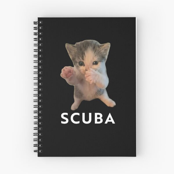 Item preview, Scuba Dancing Cat Funny Meme  designed and sold by Hedoraxe.