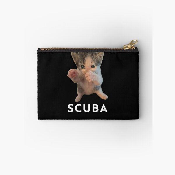 Item preview, Scuba Dancing Cat Funny Meme  designed and sold by Hedoraxe.