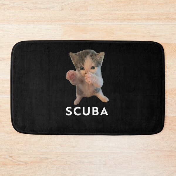 Item preview, Scuba Dancing Cat Funny Meme  designed and sold by Hedoraxe.