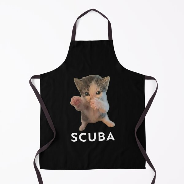 Item preview, Scuba Dancing Cat Funny Meme designed and sold by Hedoraxe.