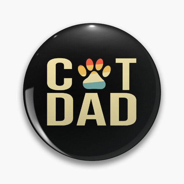 Item preview, Cat Dad Retro Paw Print Sunset designed and sold by Dmo3HarkoArt.