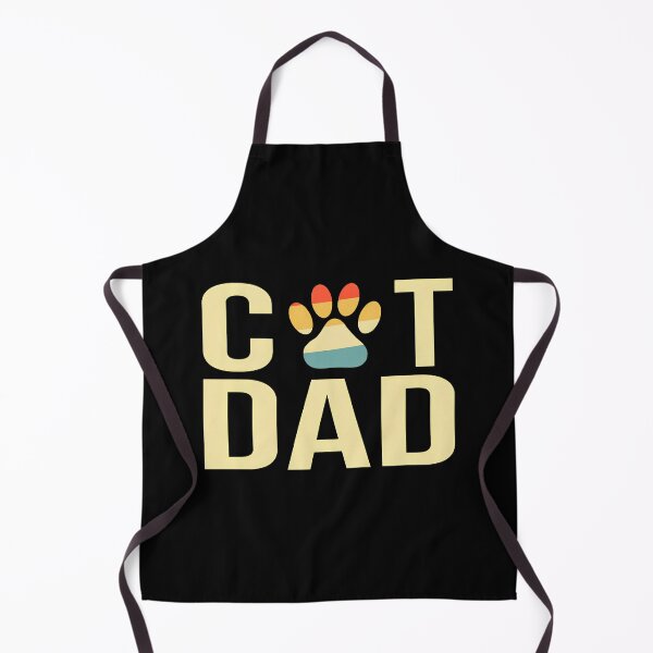 Item preview, Cat Dad Retro Paw Print Sunset designed and sold by Dmo3HarkoArt.