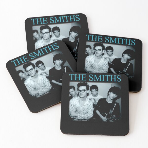 Item preview, Four Musicians Monochrome Group Portrait With Blue Overhead Lettering designed and sold by Nogar25.