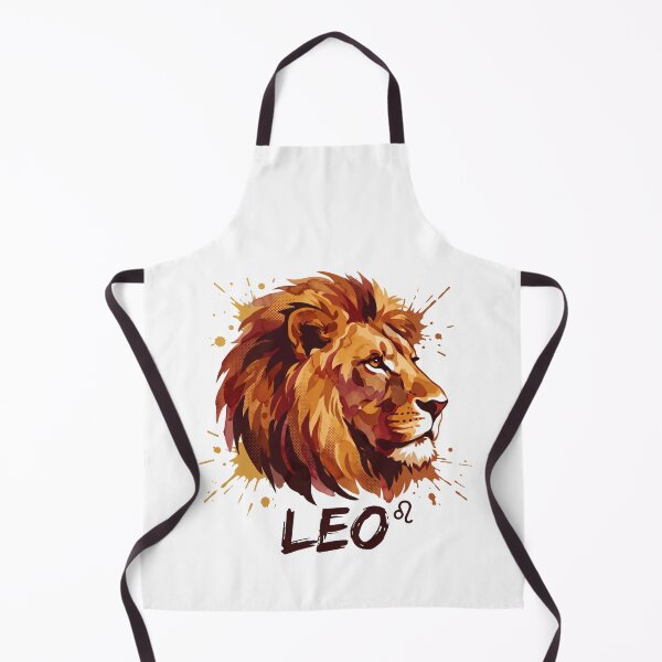 Item preview, Watercolor Leo Zodiac Lion Head Profile Splatter designed and sold by Osmose-Studio ⭐⭐⭐⭐⭐.