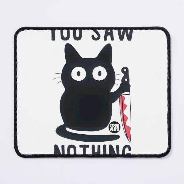 Item preview, Black Cat Knife Art ⭐⭐⭐⭐⭐ designed and sold by latenitedraw.