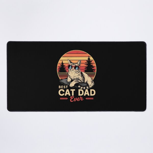Item preview, Cool Cat Dad Sunset Retro Sunglasses Graphic designed and sold by Dmo3HarkoArt.