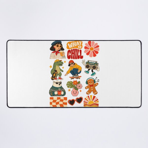 Item preview, Retro 70s Groovy Cute Sticker Collage designed and sold by jerlinabechiv.