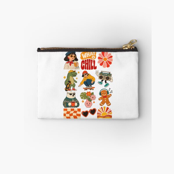 Item preview, Retro 70s Groovy Cute Sticker Collage designed and sold by jerlinabechiv.