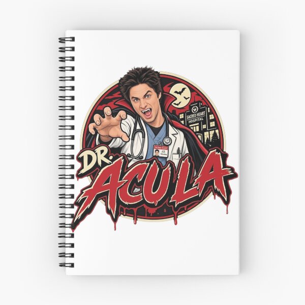 Item preview, Dr Acula Scrubs TV Show Vampire Logo designed and sold by killem667.