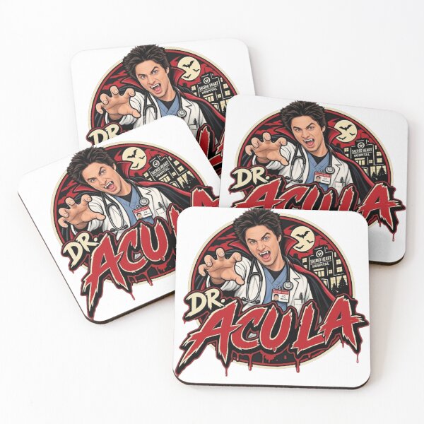 Item preview, Dr Acula Scrubs TV Show Vampire Logo designed and sold by killem667.