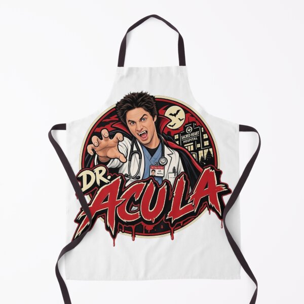 Item preview, Dr Acula Scrubs TV Show Vampire Logo designed and sold by killem667.