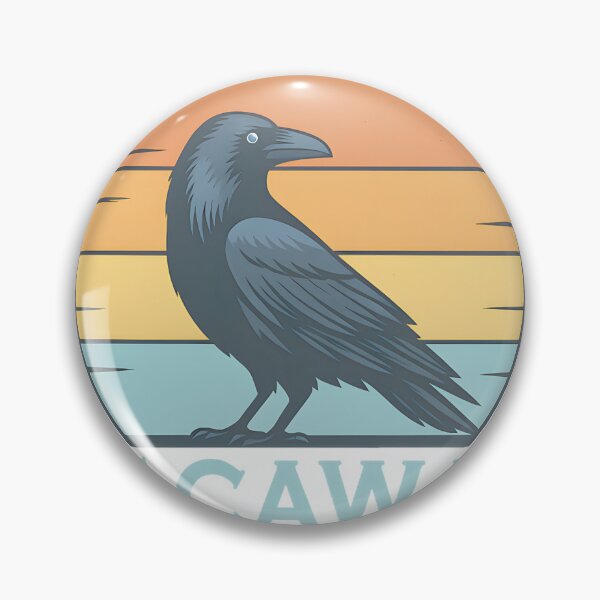 Item preview, Retro Raven Sunset Gift ⭐⭐⭐⭐⭐ designed and sold by latenitedraw.