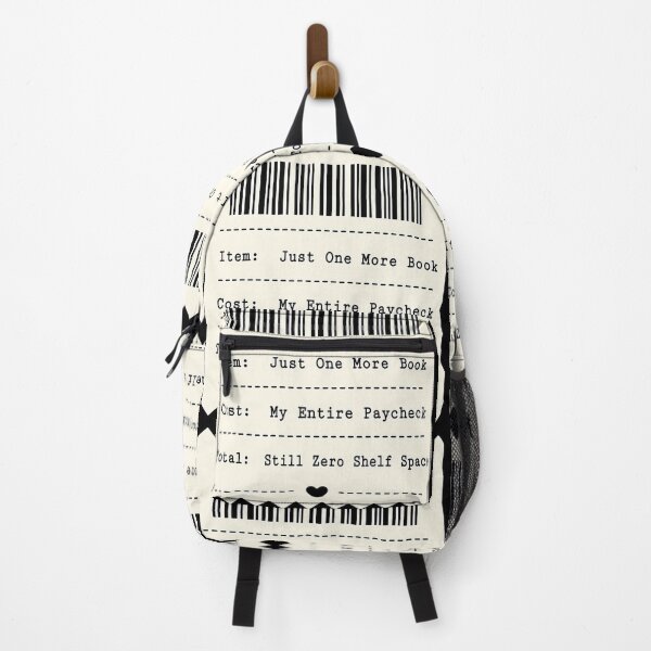 Item preview, Minimalist Bookish Receipt TBR Hoarder Humor designed and sold by PrintivoraHub.