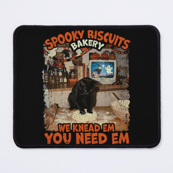 Item preview, Spooky Halloween - Kitty Biscuits We Knead Em You Need Em designed and sold by watanabeee.