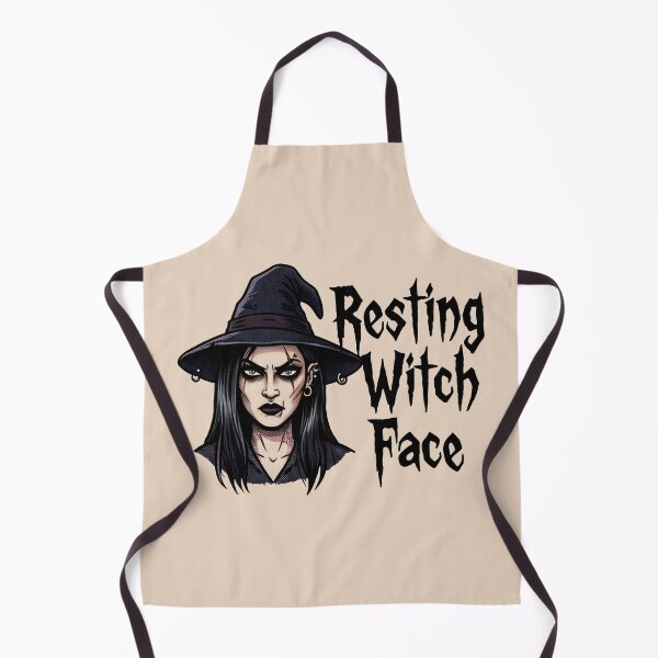 Item preview, Resting Witch Face Gothic Witch Hat Halloween Graphic designed and sold by BKSARYLIFE.