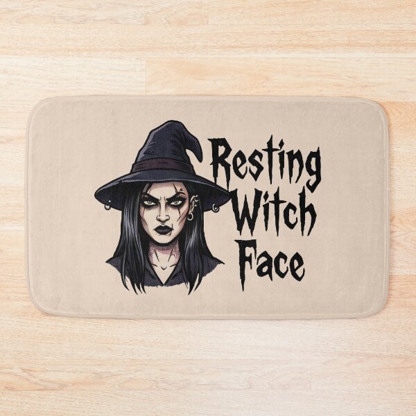 Item preview, Resting Witch Face Gothic Witch Hat Halloween Graphic designed and sold by BKSARYLIFE.