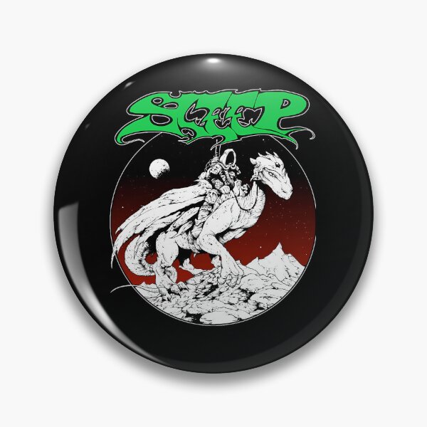 Item preview, Hooded Space Rider Mounted On Winged Dragon Above Rocky Mountain designed and sold by ButLerz.