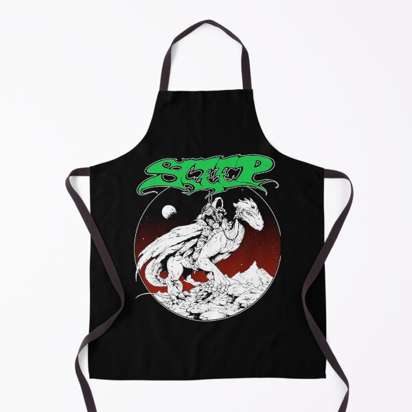 Item preview, Hooded Space Rider Mounted On Winged Dragon Above Rocky Mountain designed and sold by ButLerz.