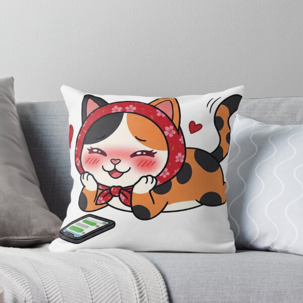 Item preview, Cute Calico Cat Texting Love  designed and sold by Mystic & Celestial Art.