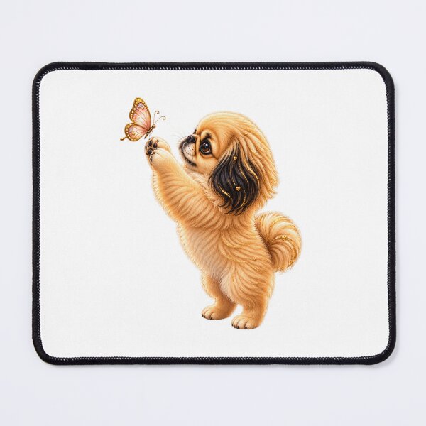 Item preview, Cute Pekingese & Butterfly – Adorable Dog Lover Design designed and sold by HO•Designs.