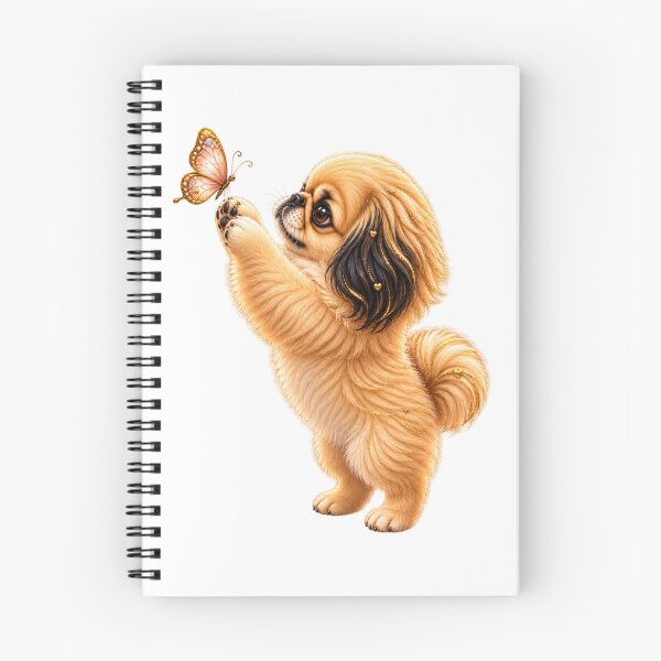 Item preview, Cute Pekingese & Butterfly – Adorable Dog Lover Design designed and sold by HO•Designs.