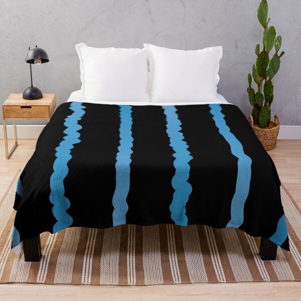 Item preview, Sky blue Vertical Stripe Organic Patterns | Feminine Aesthetic Style designed and sold by dfly-creations.