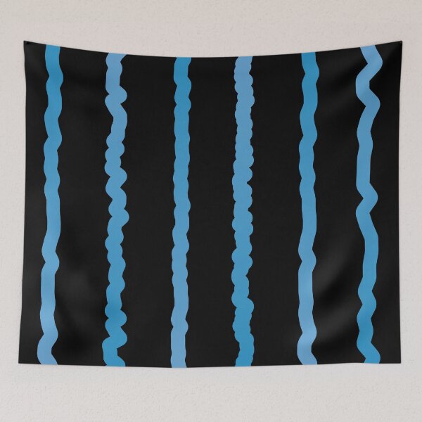 Item preview, Sky blue Vertical Stripe Organic Patterns | Feminine Aesthetic Style designed and sold by dfly-creations.