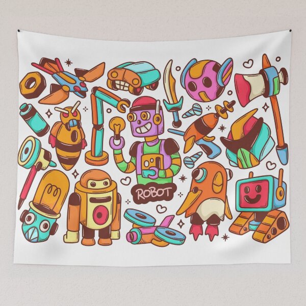 Item preview, Doodle Robot designed and sold by arisukma11.
