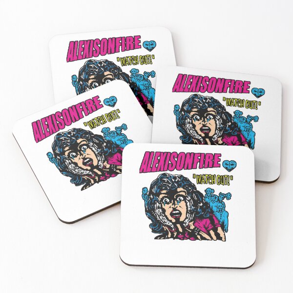 Item preview, Panicked Crying Woman Looking Back From Blue Skeleton Horde designed and sold by ButLerz.